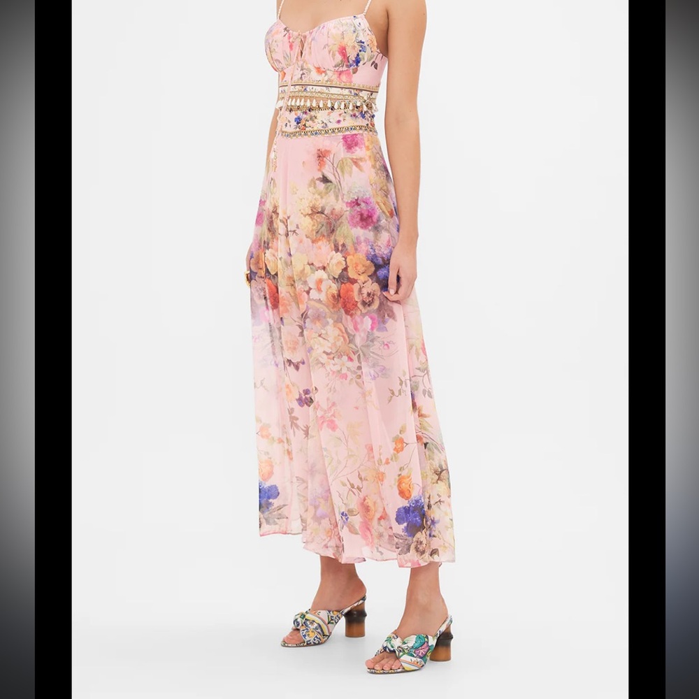 camilla sheer wide leg pants